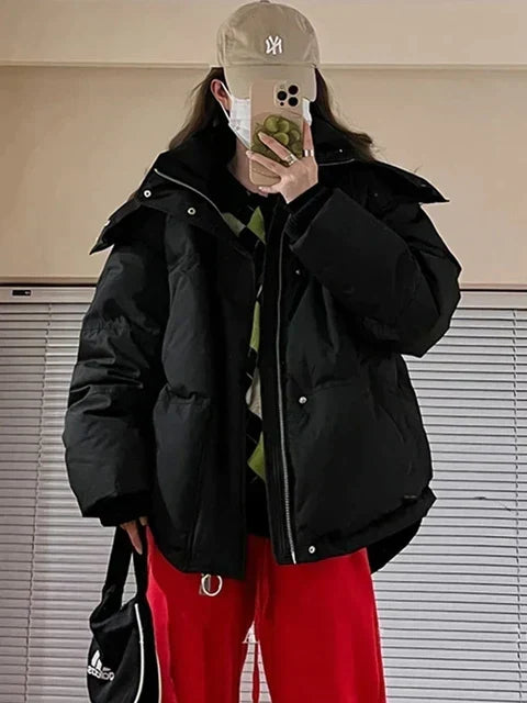 Damen Winterparka mit Kapuze | Warm wattierte Parka-Jacke mit bequemer Passform und robuster Verarbeitung für kalte Tage