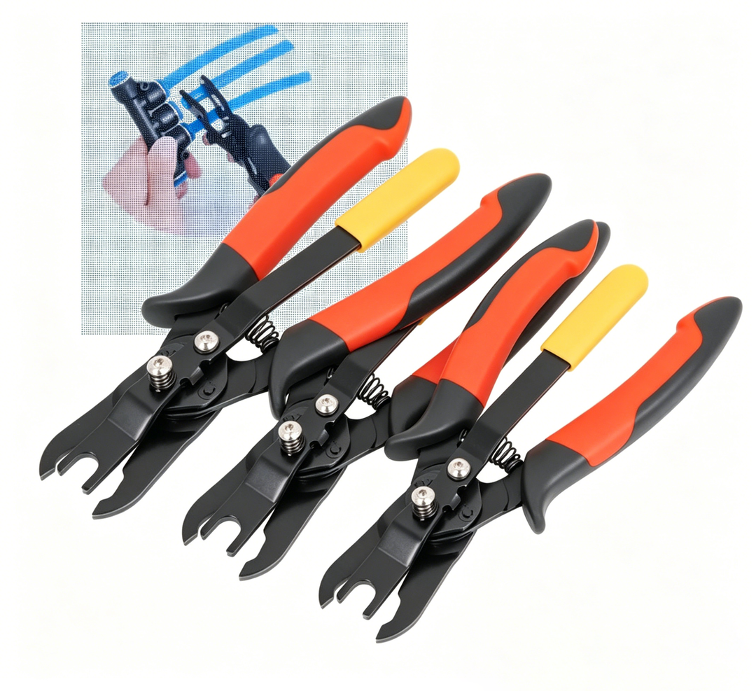 Schlauchkupplungs-Zange für Push-Pull-Verbinder | 6 mm &amp; 8 mm | Werkzeug für Auto, Motorrad &amp; enge Stellen