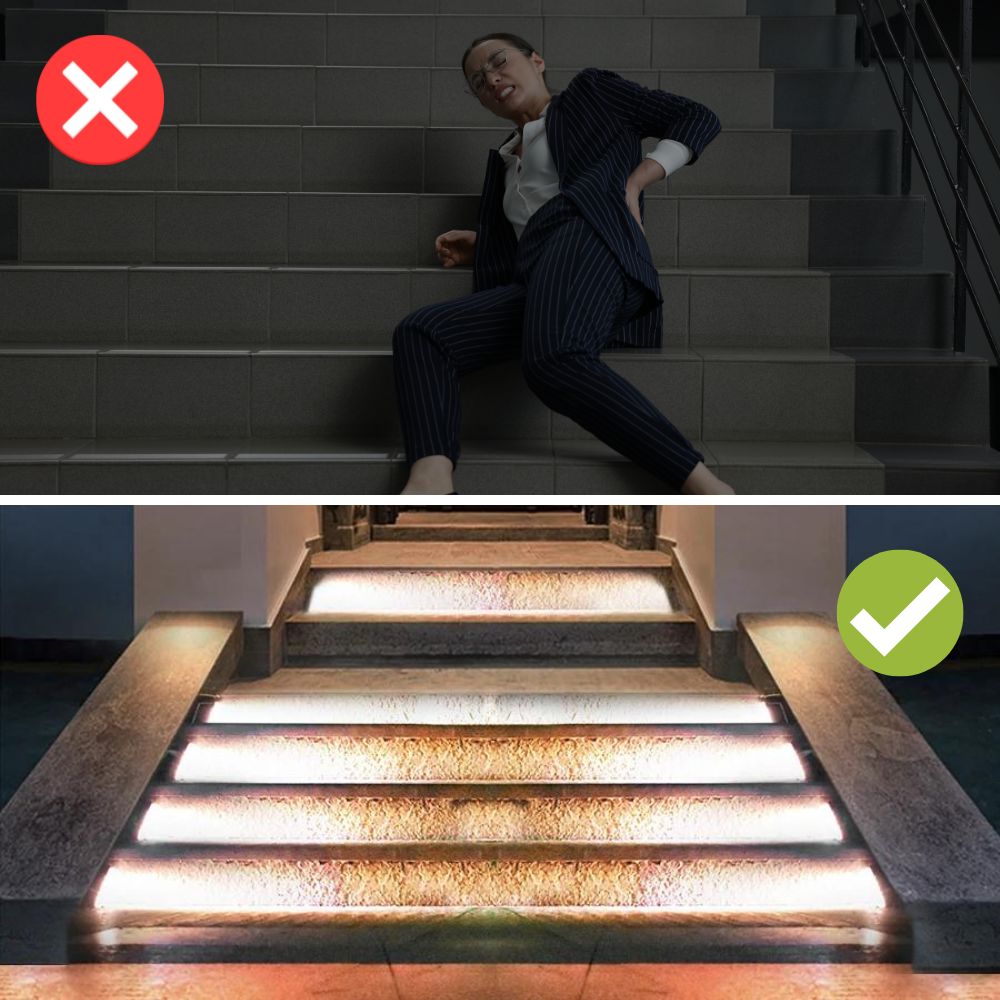 GlowSteps™ - Brighten your nights with these outdoor stair lights!