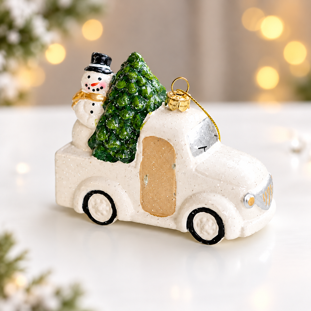 Weihnachtsanhänger | Christbaumschmuck mit verschiedenen Wintermotiven, Aufhängeschlaufe und dekorativen Details für festliche Weihnachtsdeko