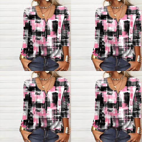 Nordic | Blouse moderne à imprimé stylée pour femme