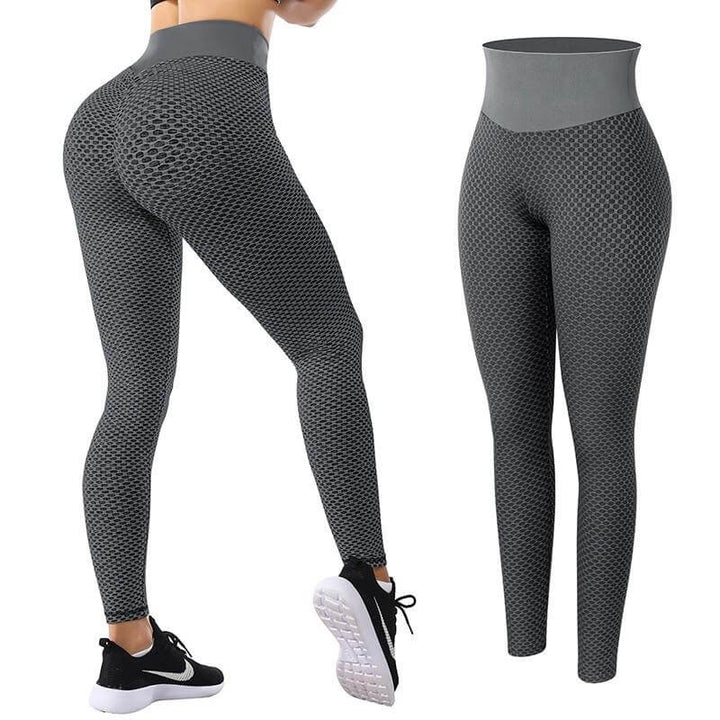 Anti-Cellulite Leggings mit Wabenstruktur | Po-Lift &amp; formender High-Waist-Sitz | Squat-proof, blickdicht, 4-Wege-Stretch