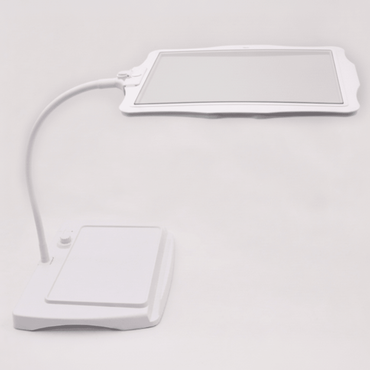 LED Lupenlampe | 3-fache Vergrößerung mit großer Linse, 12 LEDs und flexiblem Schwanenhals für Detailarbeiten