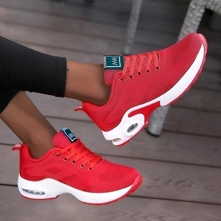 Damen Komfort-Sneaker mit Unterstützendem Fußbett | Leichte Freizeitschuhe für Alltag &amp; Bewegung | Atmungsaktiv &amp; Bequem