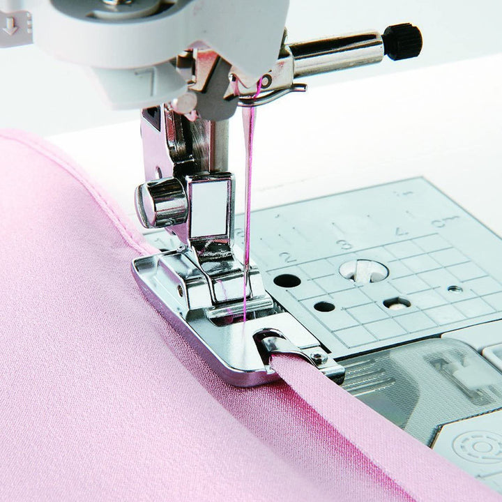 Breite Rollsaumfuß-Set 3-teilig (3/4/6 mm) | Saubere, umgeschlagene Säume wie vom Profi | Edelstahl Nähfüße | Für viele Nähmaschinen