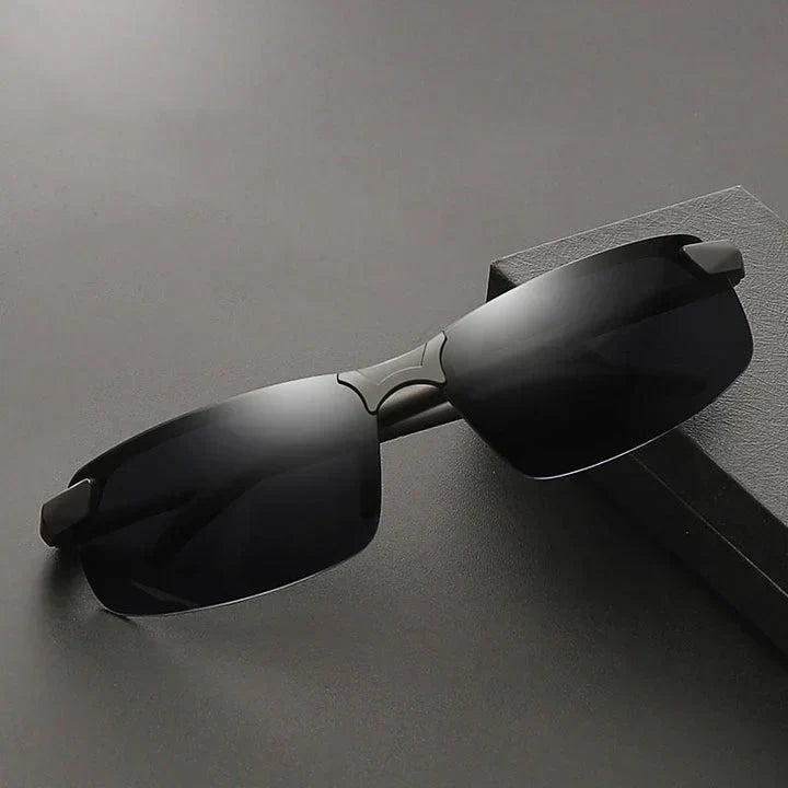Selbsttönende Brille mit Blaulichtfilter | Photochromatische Gleitsichtbrille mit UV400-Schutz und leichtem TR90-Rahmen