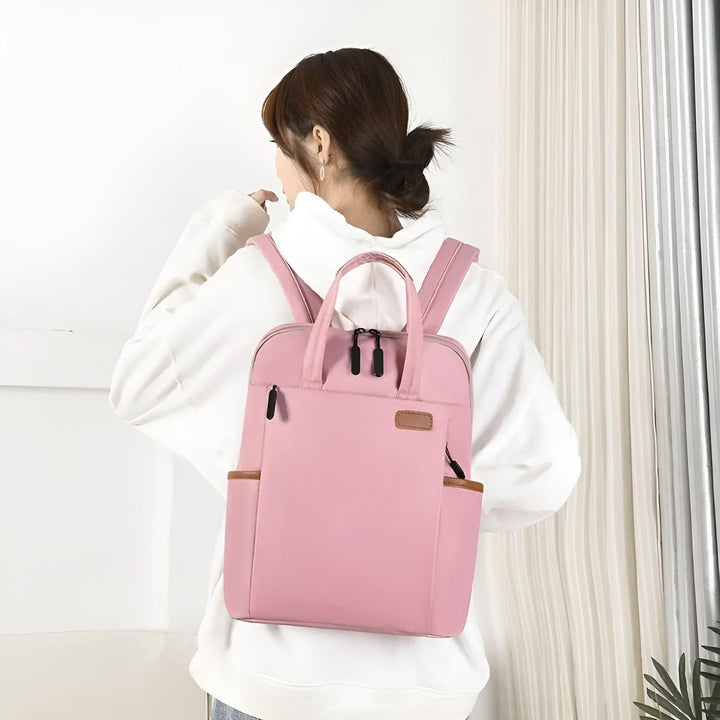 Damen Rucksack Anti-Diebstahl | Wasserabweisend mit verstecktem Reißverschluss | Rucksack &amp; Umhängetasche für Alltag und Reisen
