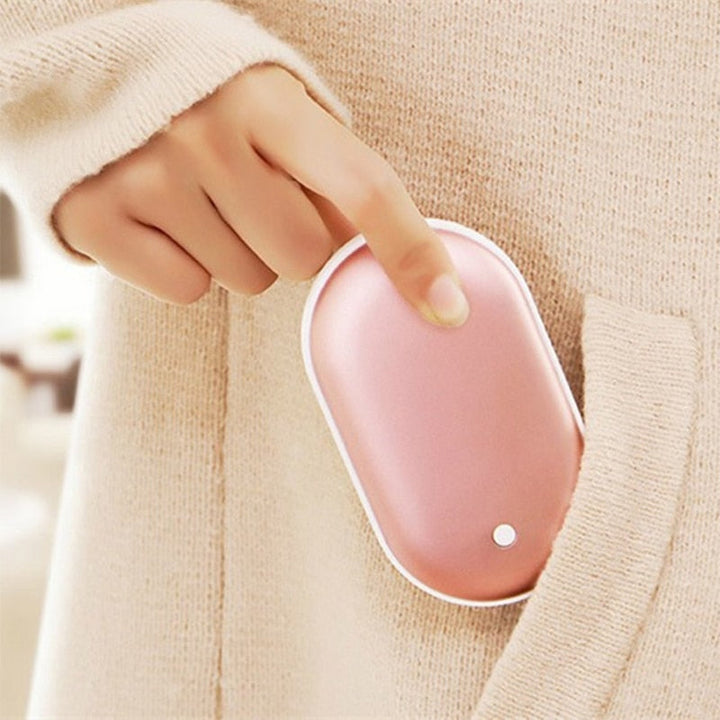 Elektrischer Handwärmer | Wiederaufladbarer Taschenwärmer mit 3 Heizstufen, Powerbank-Funktion und bis zu 8 Stunden Wärme