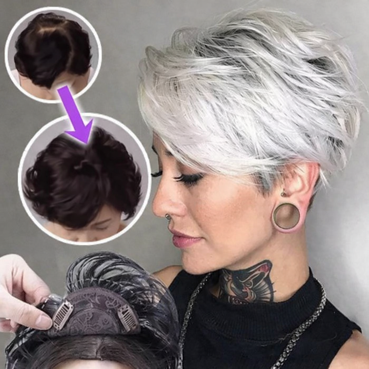 Clip-In Haar Topper | Natürliches Haarvolumen mit praktischem Clip-System