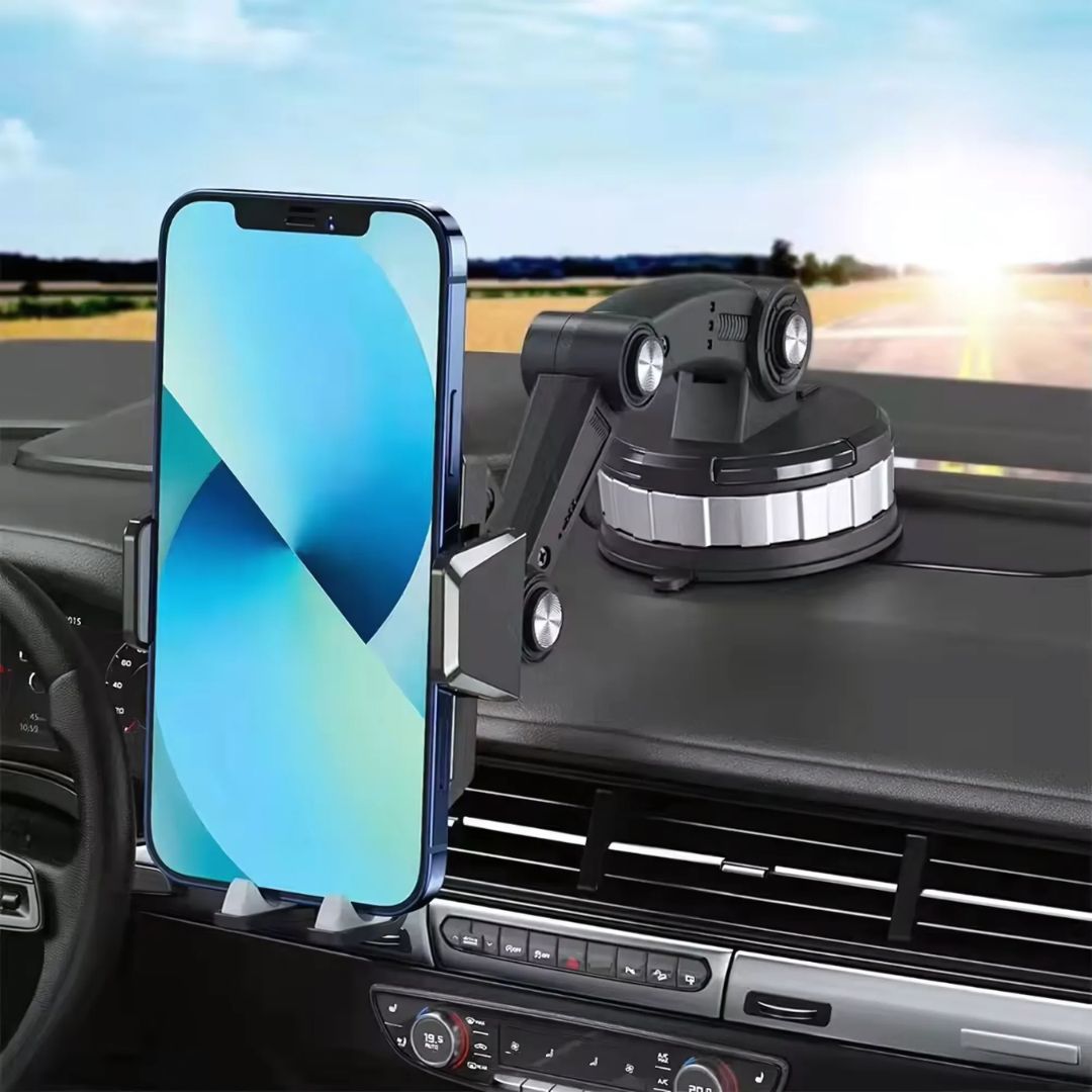 Handyhalterung Auto mit Saugnapf | 360° drehbare Smartphone-Halterung für Armaturenbrett und Windschutzscheibe