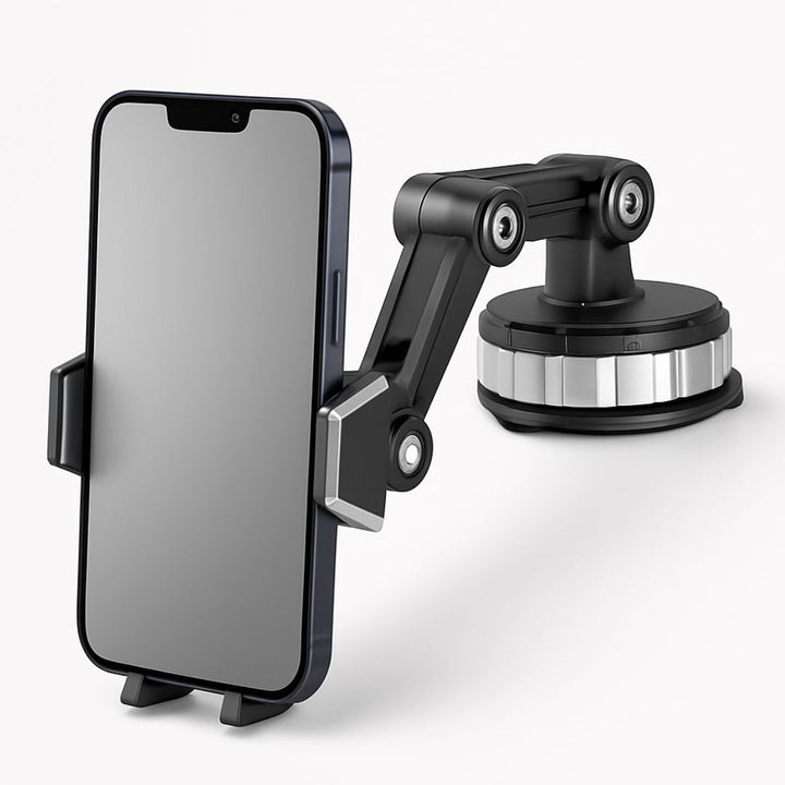 Handyhalterung Auto mit Saugnapf | 360° drehbare Smartphone-Halterung für Armaturenbrett und Windschutzscheibe