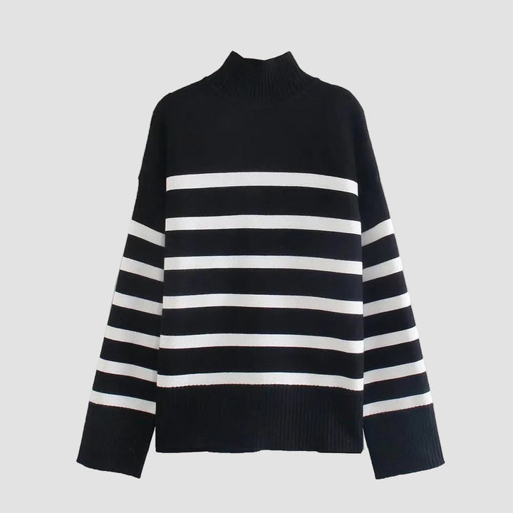 Damen gestreifter Pullover mit horizontalen Streifen | Vielseitiger Streifenpullover für lässige Freizeitlooks und elegante Outfits