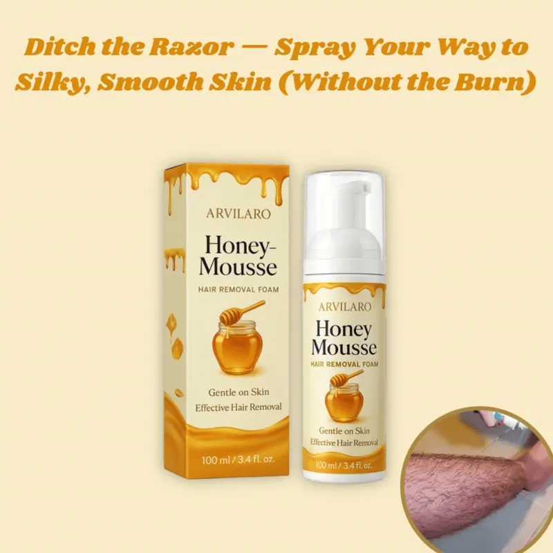 HoneyMousse™ — Erleben Sie schmerzfreie, unwiderstehlich glatte Haut, die Wochen lang anhält
