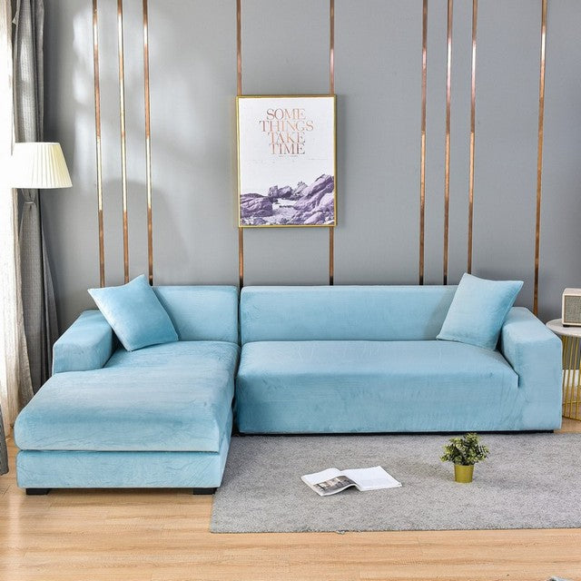 Copertura divano elastica in velluto SamtSchild™