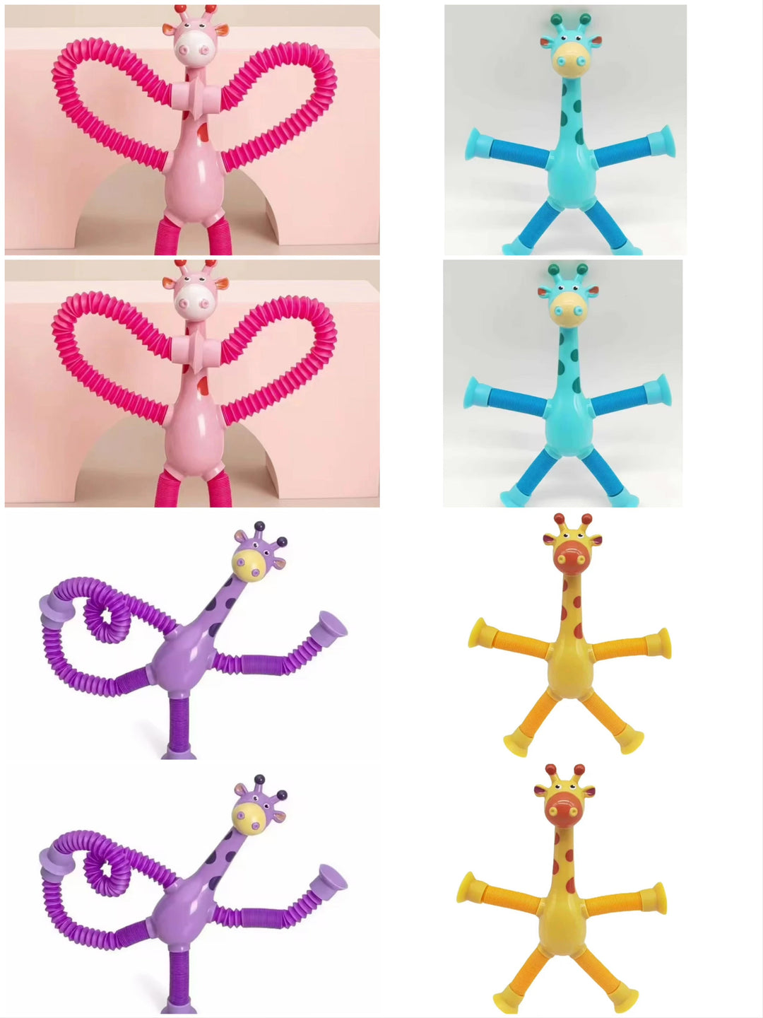 GiraffaStretch – Giocattolo divertente estensibile con ventosa