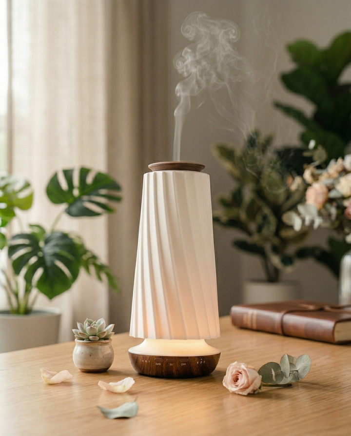 Aroma Diffusor | Wasserloser Duftdiffusor mit Bluetooth und einstellbarer Duftintensität
