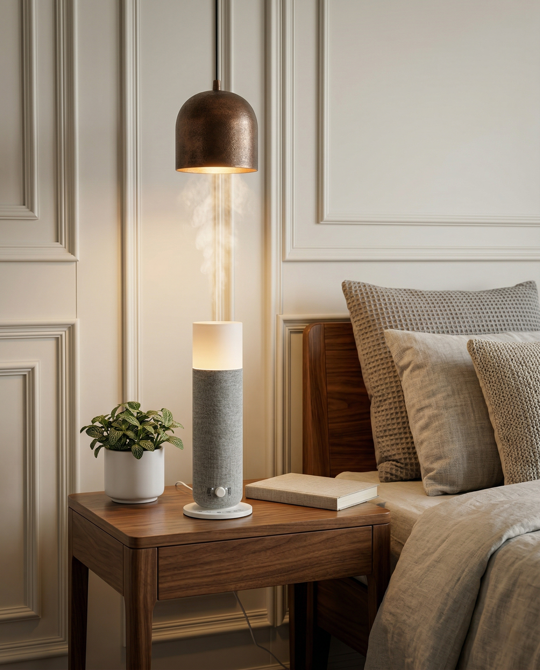 Aroma Diffusor | Leiser Duftdiffusor mit sanftem Licht für Schlafzimmer und Büro
