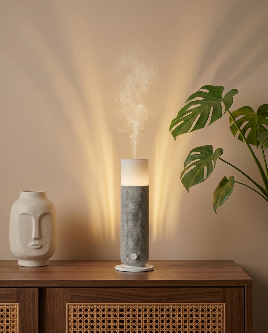 Aroma Diffusor | Leiser Duftdiffusor mit sanftem Licht für Schlafzimmer und Büro
