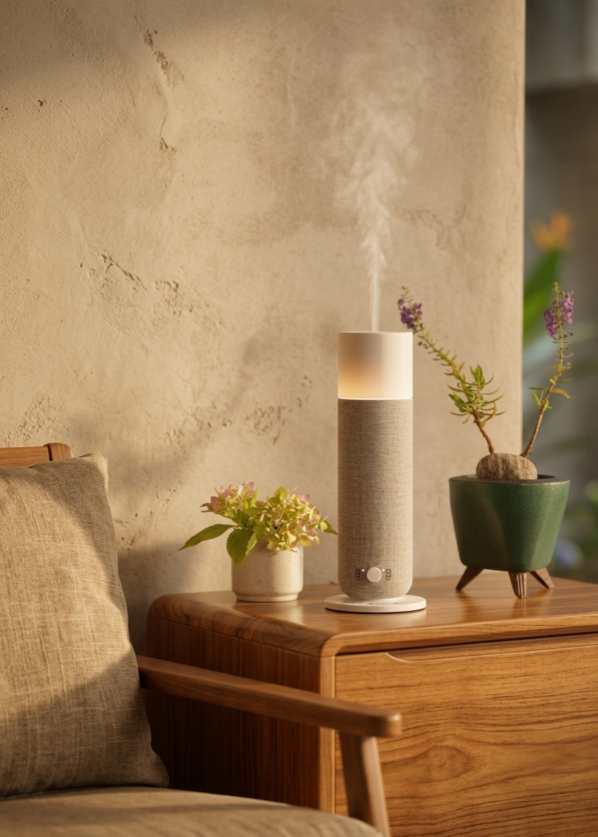 Aroma Diffusor | Leiser Duftdiffusor mit sanftem Licht für Schlafzimmer und Büro