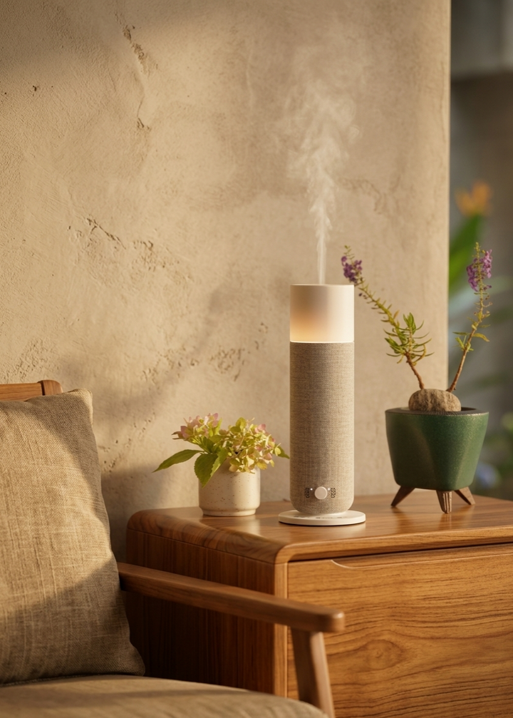 Aroma Diffusor | Leiser Duftdiffusor mit sanftem Licht für Schlafzimmer und Büro