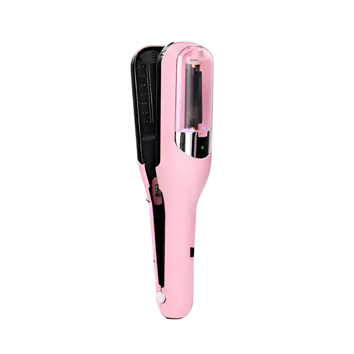 Restauration de cheveux avec taille-fourches automatique | Technologie lissante « pli » | Rechargeable et maniable | Pour la maison