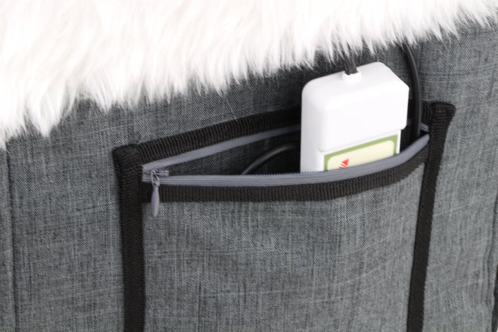 Elektrischer Fußwärmer | Fußheizung mit 5 Heizstufen, schneller Wärmeverteilung und waschbarem Innenfutter | 80 Watt