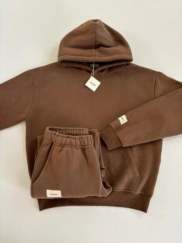 Damen Cozy Set Hoodie + Jogger | Weich &amp; bequem zum Relaxen | Mix &amp; Match Farben | Alltag, Travel &amp; Lounge