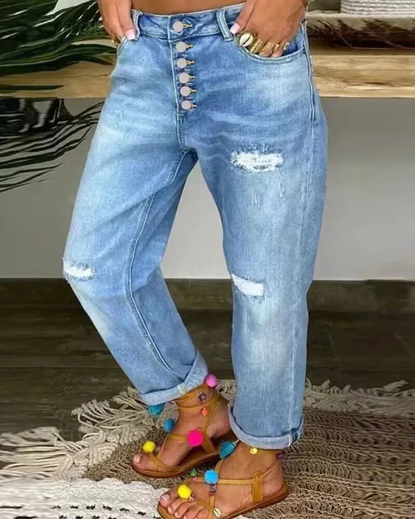 Yelina | Mühelos Frühlingsbereit Damenjeans