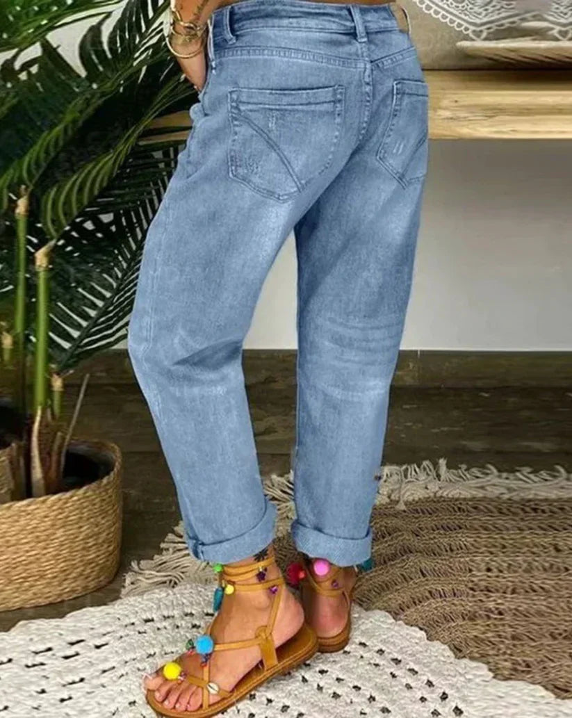 Yelina | Mühelos Frühlingsbereit Damenjeans
