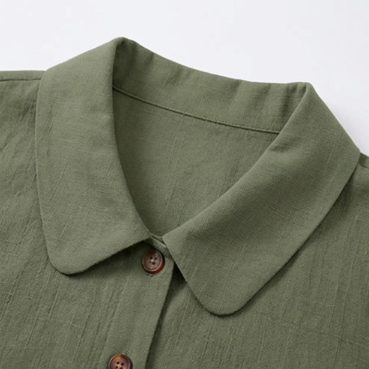 Damen Sommertop | Ärmellose Bluse mit V-Ausschnitt, Kragen, Knopfleiste und lockerem Schnitt für warme Tage