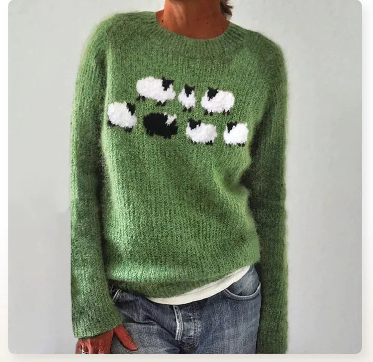 Tanja | Maglione retrò per l’oro dell’autunno