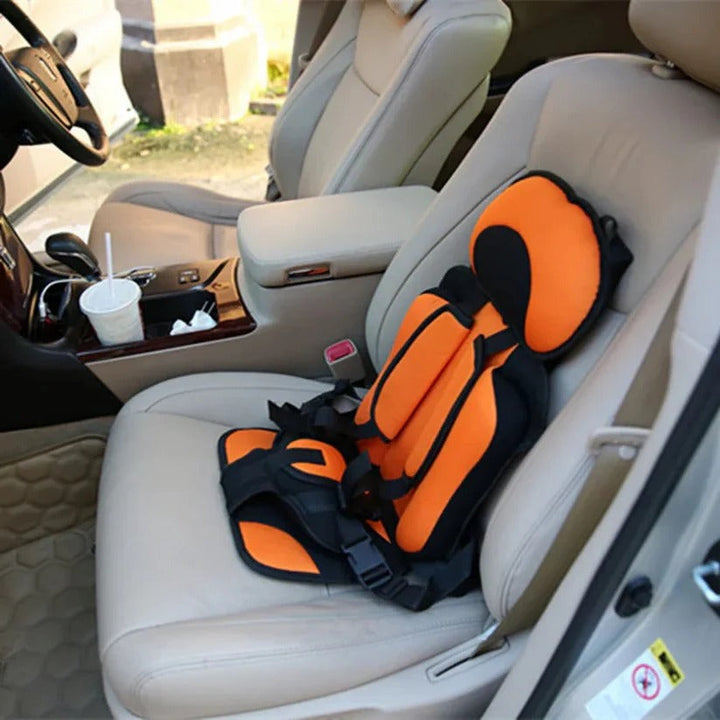 Kinder-Reisesitz | Faltbarer Kindersitz mit 5-Punkt-Gurt für Auto, Taxi und Mietwagen