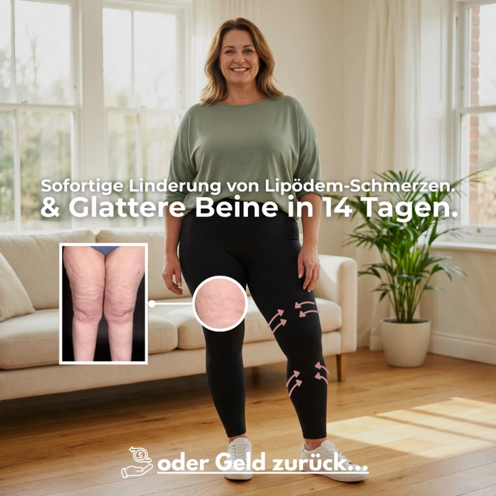 Kompressionsleggings Damen | Hoch geschnittene 3D-Leggings mit formendem Sitz