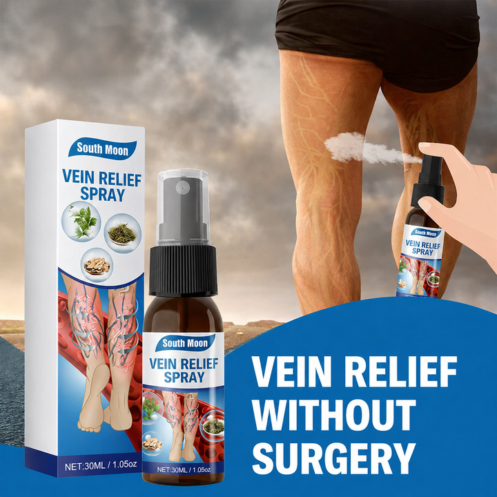 Spray na nohy pri viditeľných žilách | Osviežujúci a rýchlo sa vstrebávajúci | Nezanecháva mastný pocit, na každodenné použitie (30 ml) – sada 1+1