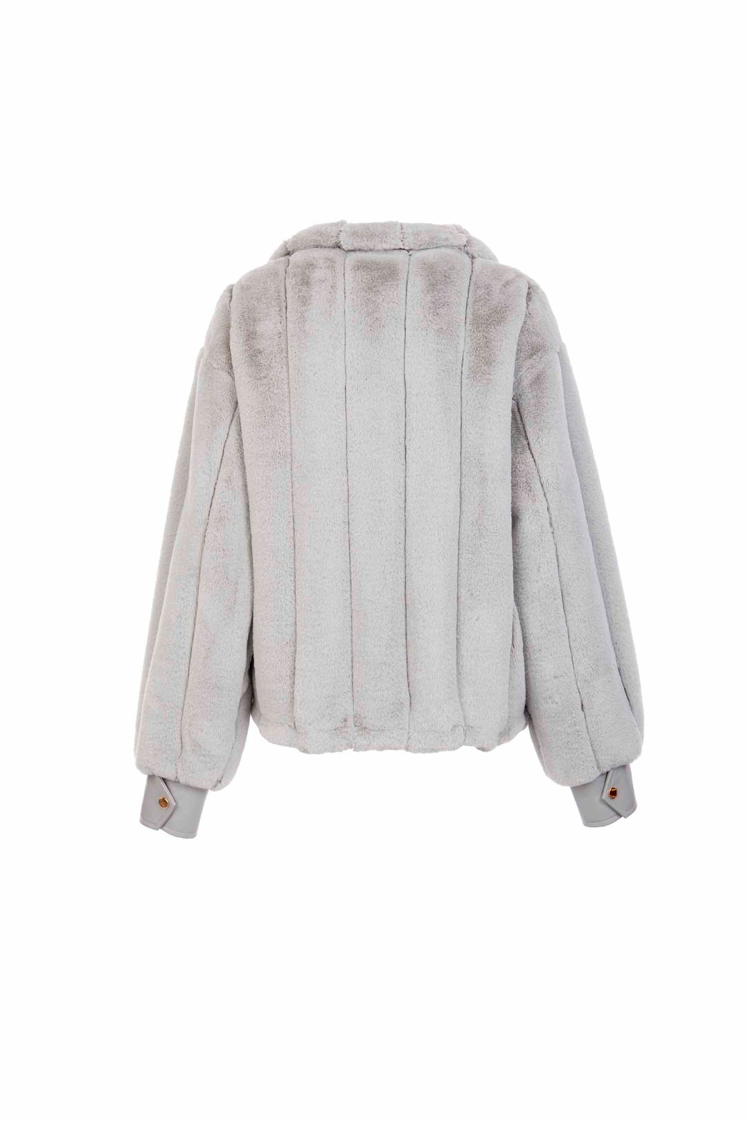 Kunstpelz Bomberjacke | Flauschig weicher Blouson mit Reißverschluss und wärmender Passform