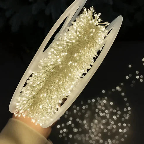 LED Kupfer Draht Dekorationsbeleuchtung – Warmer, Magischer Schein für Zuhause &amp; Garten (9 m)
