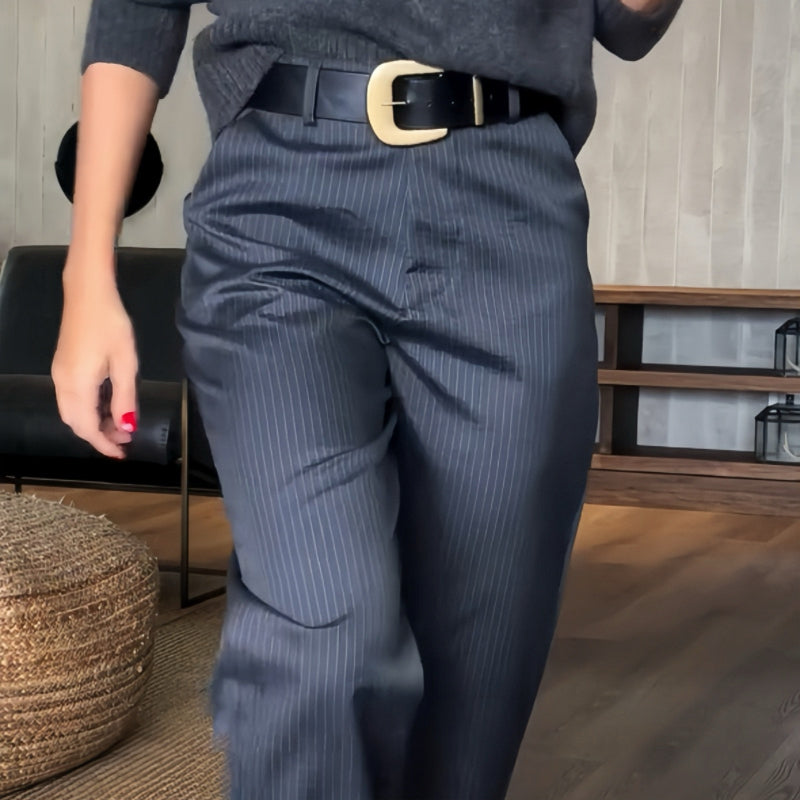 Elegante Damen Anzughose mit hoher Taille | Figurbetont &amp; Bürotauglich
