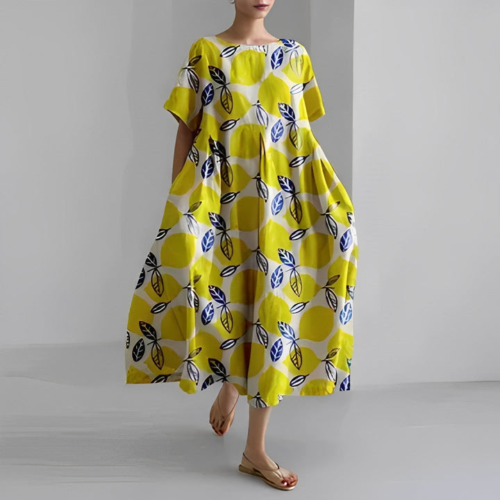Amelia | Bohemian Blumen Damenkleid