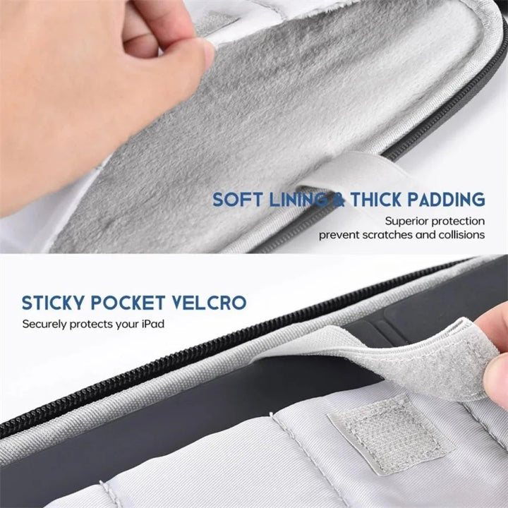 Laptop-Hülle 13,6 Zoll | Wasserdichte und stoßdämpfende Laptoptasche aus Polyester für unterwegs