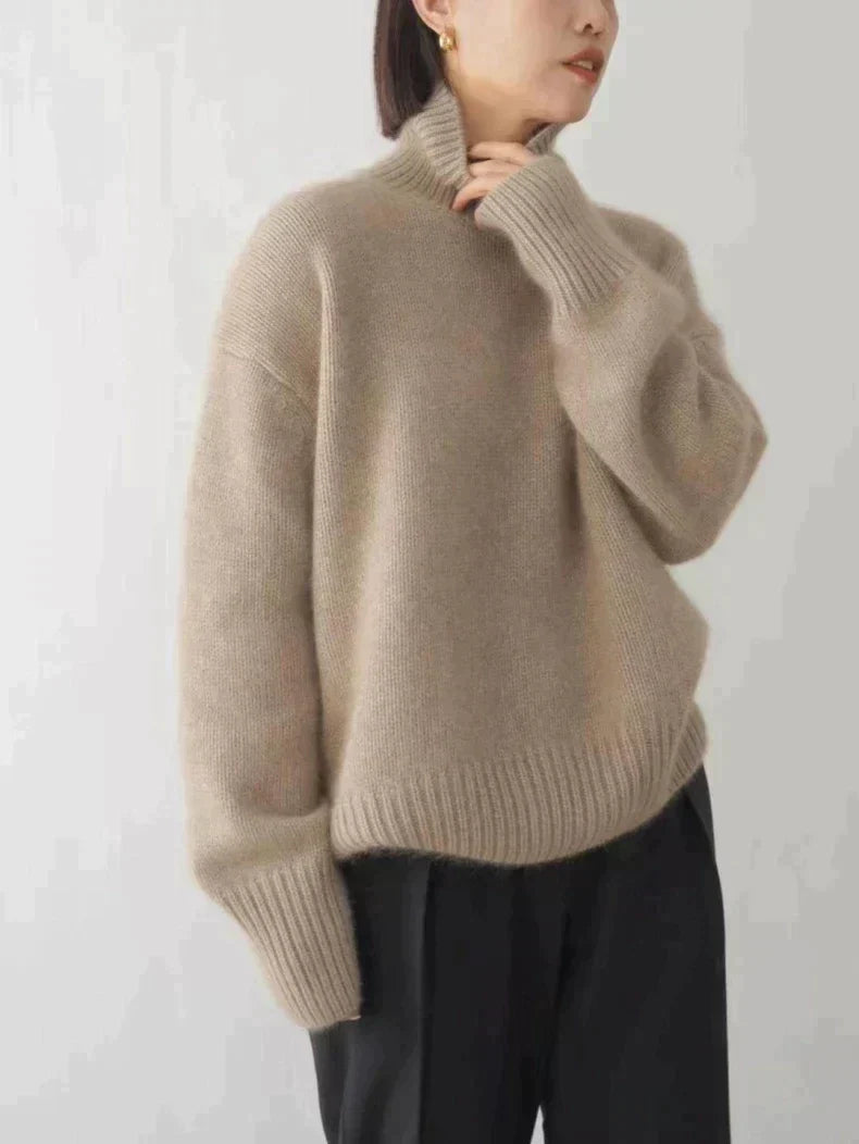 Karley | Pull à col roulé doux en tricot