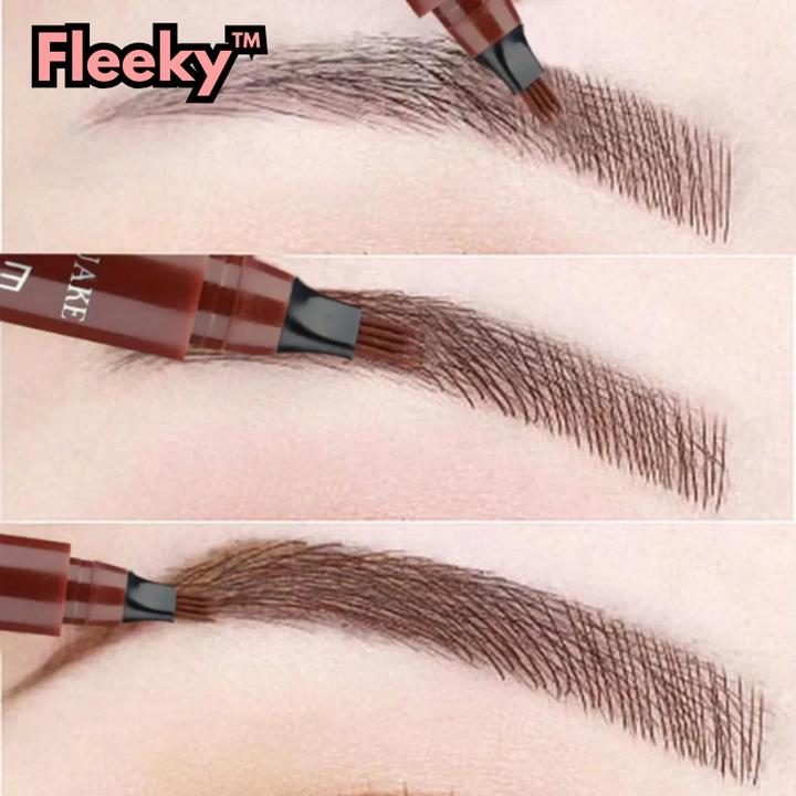 Augenbrauenstift mit Microblading-Effekt | Präziser Applikator für Härchen-Look | Wasser- &amp; schweißbeständig, mehrere Farben