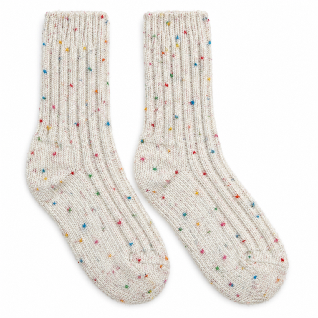 Wollsocken | Einfarbige Socken aus reiner Schurwolle für warme Füße zu Hause