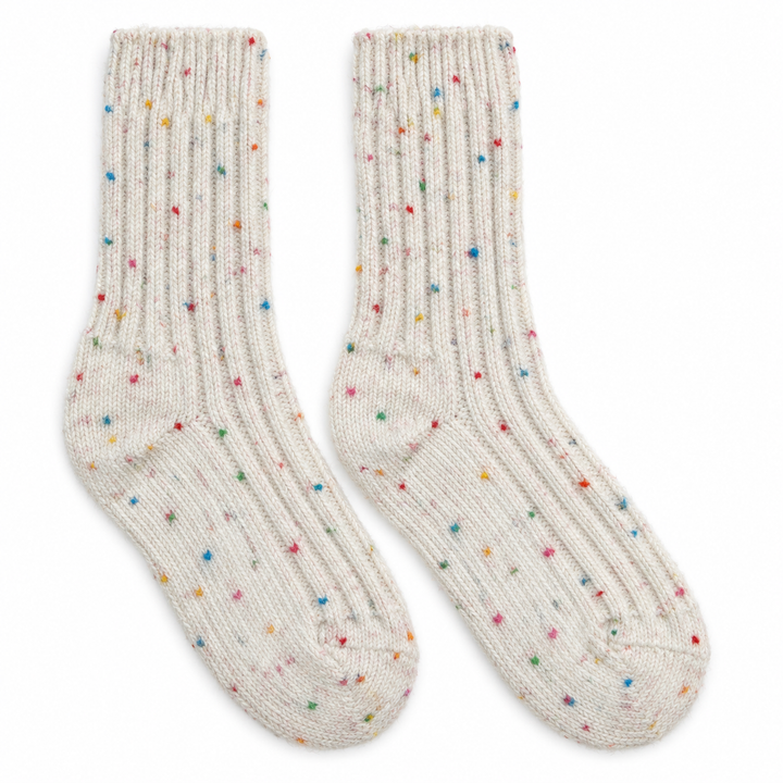 Wollsocken | Einfarbige Socken aus reiner Schurwolle für warme Füße zu Hause