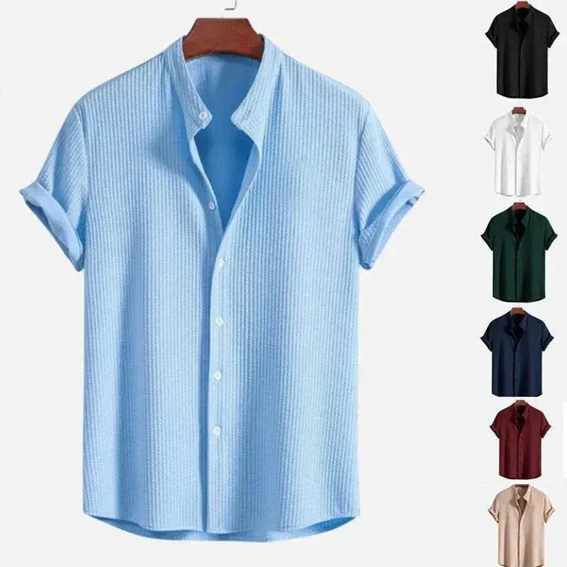 Herren Sommerhemd | Kurzarm Freizeitshirt mit lockerem Schnitt und leichtem Tragekomfort für Urlaub und Alltag