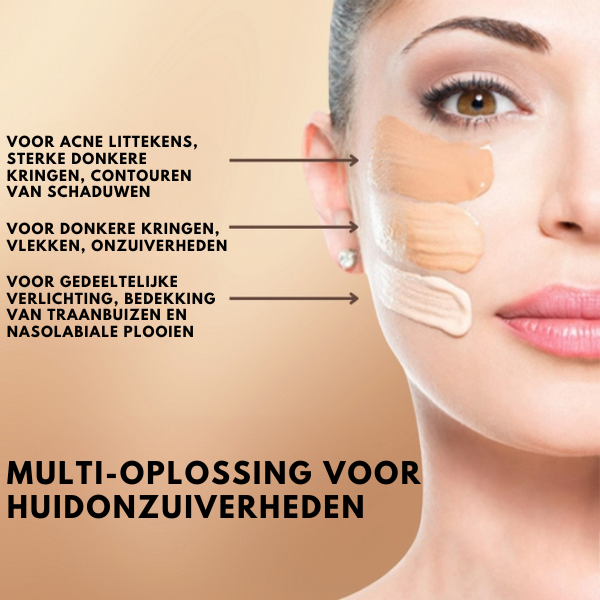 Mila - Dreifarbiges Concealer-Palette