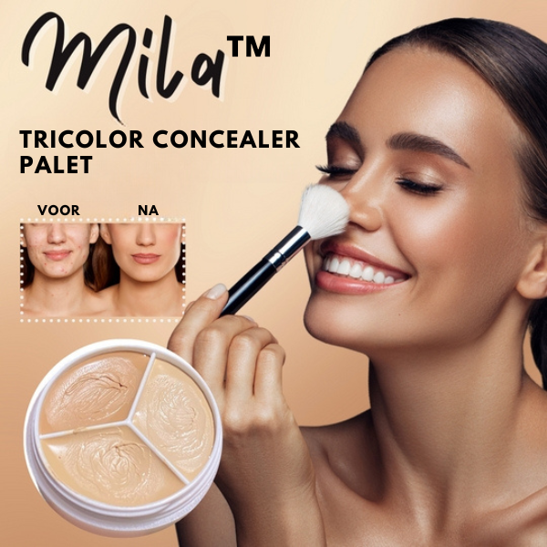 Mila - Dreifarbiges Concealer-Palette