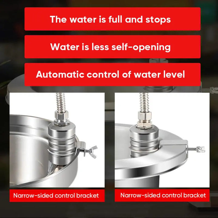 Mini valve flotteur en acier inoxydable | Régulation automatique de l&