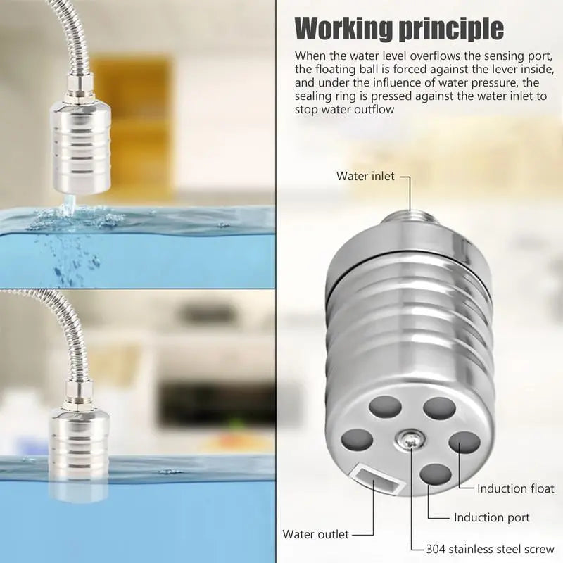 Mini valve flotteur en acier inoxydable | Régulation automatique de l&