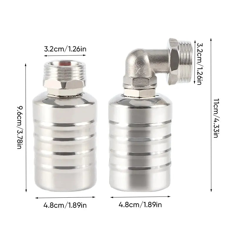 Mini valve flotteur en acier inoxydable | Régulation automatique de l&
