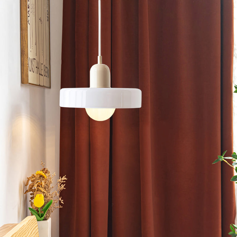 Pendant lamp made of metal &amp; glass with stained glass look | Ø25/Ø35 cm, G9 socket | Adjustable suspension | Crystal look